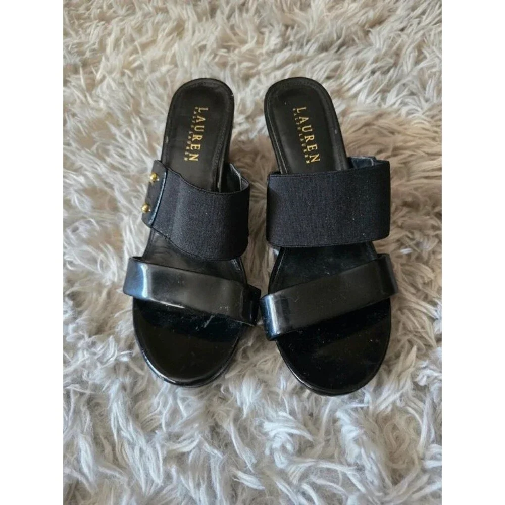 Lauren Ralph Lauren Wedge Sandals - Size 6